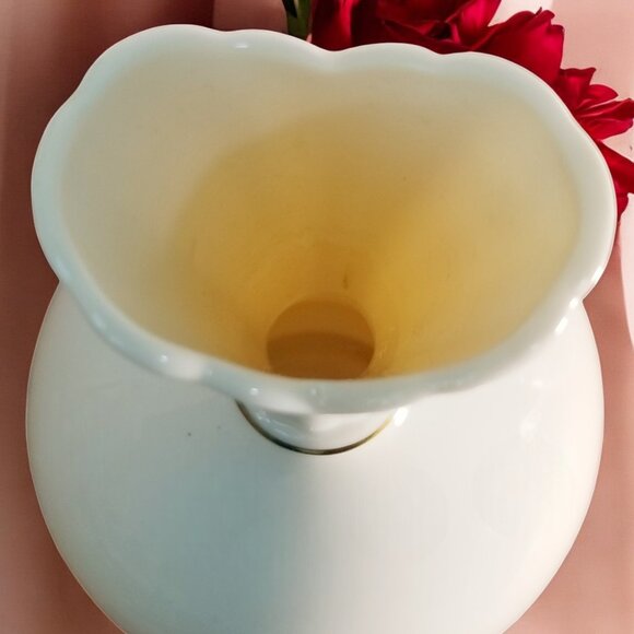 Lenox Pink Rose Bud Vase Roselyn Rhodora 24K Gold Trim 1953 Col. Valentines Gift - Picture 7 of 10